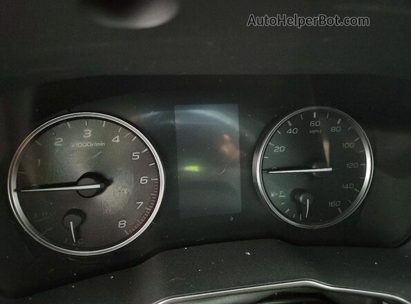 4S4BTANC0L3157342 2020 SUBARU OUTBACK Black Вид щитка приладів