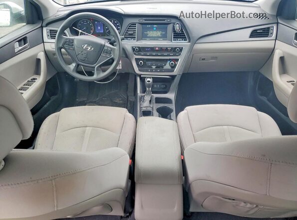 5NPE24AF8GH353044 2016 HYUNDAI SONATA Белый Вид щитка приборов