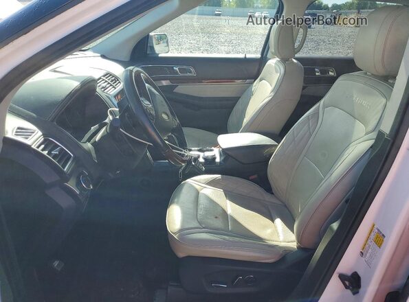 1FM5K8HT3JGB29058 2018 FORD EXPLORER Белый Вид панели приборов
