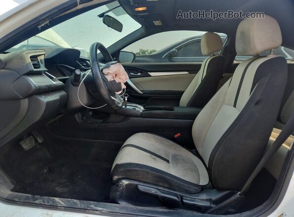 2HGFC3B34JH353687 2018 HONDA CIVIC White Առջևի վահանակի տեսք
