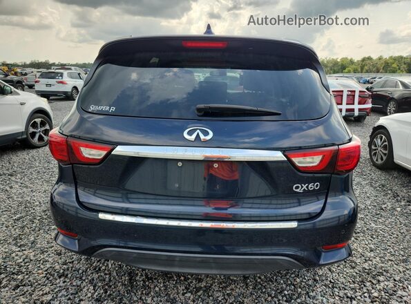 5N1DL0MMXJC504296 2018 INFINITI QX60 Black წინა სალონის ხედი