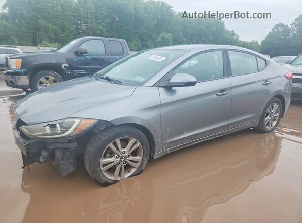 KMHD84LF9HU371322 2017 HYUNDAI ELANTRA Gray Задня ліва чверть