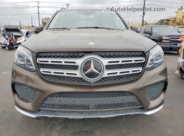 4JGDF7DE0HA838271 2017 MERCEDES-BENZ GLS-CLASS Brown Հետևի տեսք