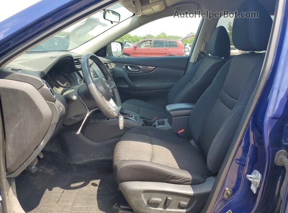 5N1AT2MV6HC810400 2017 NISSAN ROGUE Blue Dashboard view