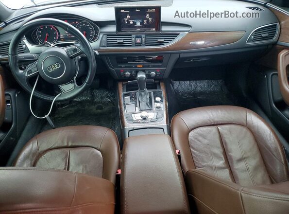 WAUFGAFC0GN005609 2016 AUDI A6 Silver Սարքավորումների վահանակի տեսք