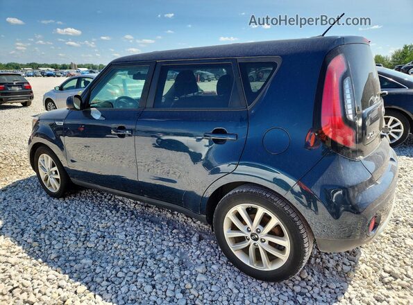 KNDJP3A53J7587508 2018 KIA SOUL Blue Задня права чверть