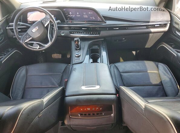 1GYS4PKL4MR208925 2021 CADILLAC ESCALADE White ხელსაწყოთა პანელის ხედი