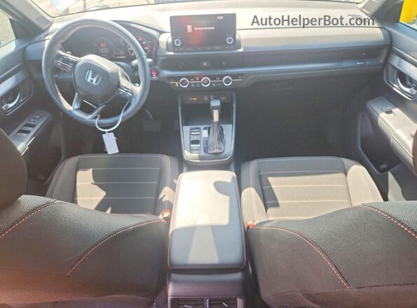 7FARS5H55RE004496 2024 HONDA CR-V Silver Առջևի վահանակի տեսք