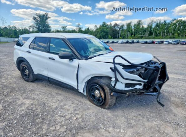 1FM5K8AB7PGB84607 2023 FORD EXPLORER Белый Вид спереди