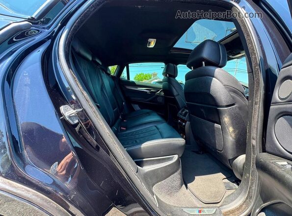 5UXKU0C51J0G80952 2018 BMW X6 Black Սալոնի դիմացի տեսք