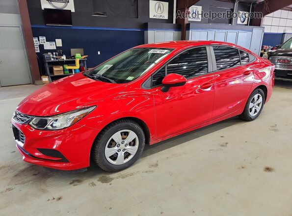 1G1BC5SM3H7140603 2017 CHEVROLET CRUZE Red Tył lewy