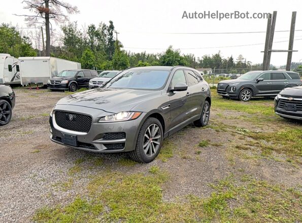 SADCK2FN4KA352120 2019 JAGUAR F-PACE Gray Задня права чверть