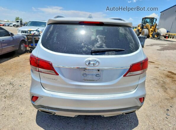 KM8SM4HF0HU205265 2017 HYUNDAI SANTA FE Silver Front interior view