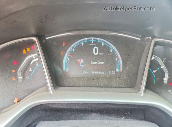 2HGFC3B34JH353687 2018 HONDA CIVIC White Հետևի նստատեղերի տեսք