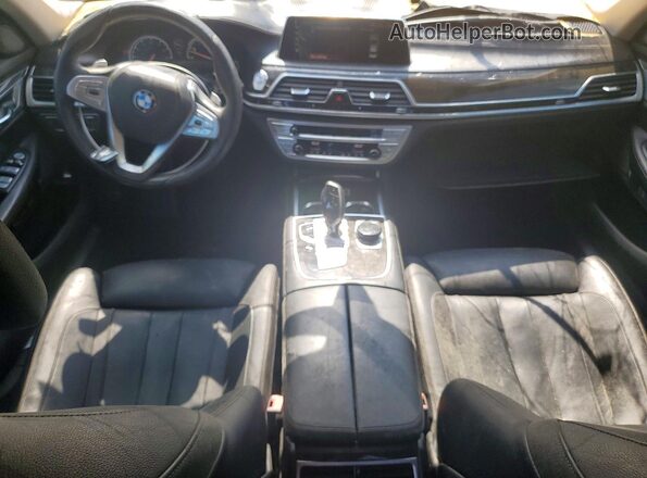 WBA7E2C55HG740100 2017 BMW 7 SERIES Black Widok zestawu wskaźników