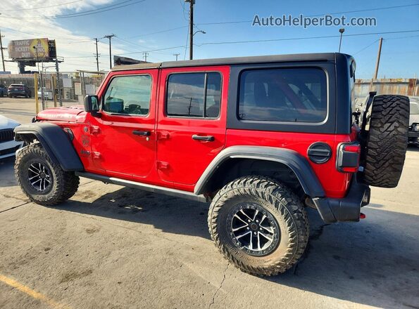 1C4RJXFGXRW250888 2024 JEEP WRANGLER Red უკანა მარჯვენა