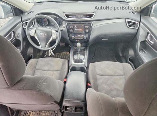 KNMAT2MV8GP650497 2016 NISSAN ROGUE Серебряный Вид щитка приборов