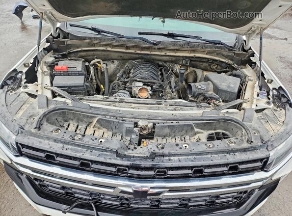 1GNSCLED6NR247787 2022 CHEVROLET TAHOE White Вид наклейки з VIN-кодом