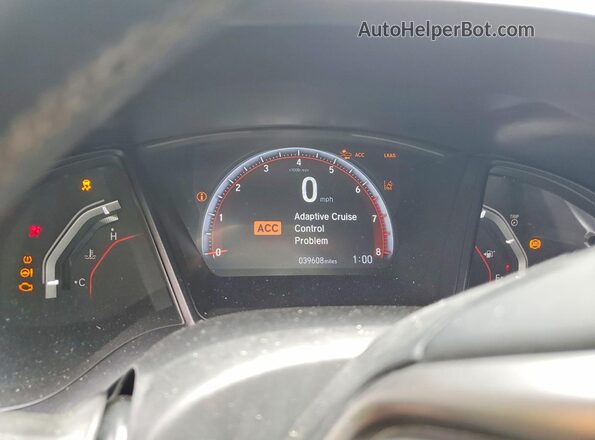 SHHFK7H45LU224888 2020 HONDA CIVIC Gray Widok tylnych siedzeń