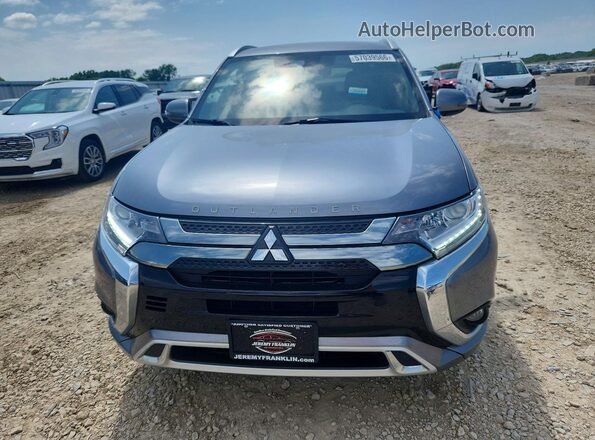 JA4J24A52LZ009356 2020 MITSUBISHI OUTLANDER Silver Հետևի տեսք
