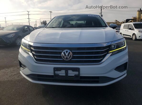 1VWSA7A36MC016874 2021 VOLKSWAGEN PASSAT White Вид ззаду
