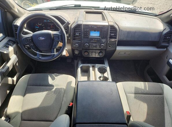1FTFW1E5XKKE64018 2019 FORD F150 White Instrument cluster view