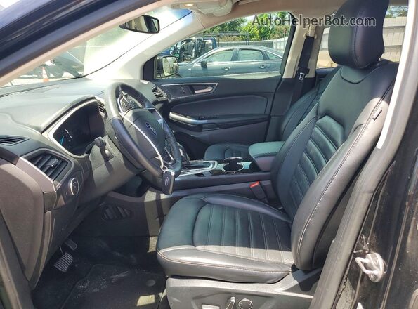 2FMPK3J95JBB30701 2018 FORD EDGE Black წინა პანელის ხედი