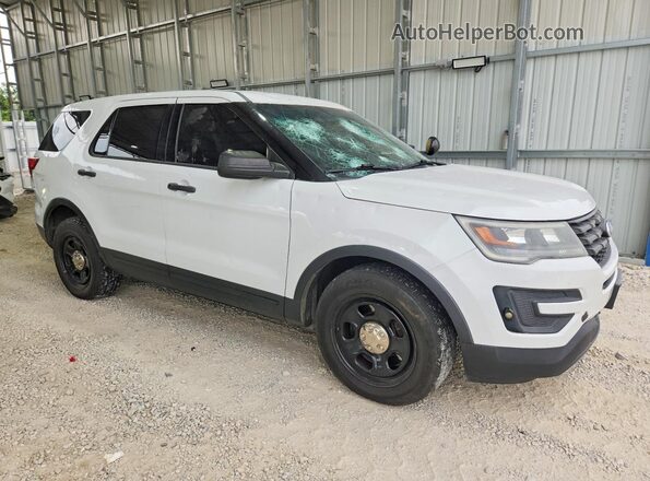 1FM5K8AR5GGA20382 2016 FORD EXPLORER White Դիմացի տեսք