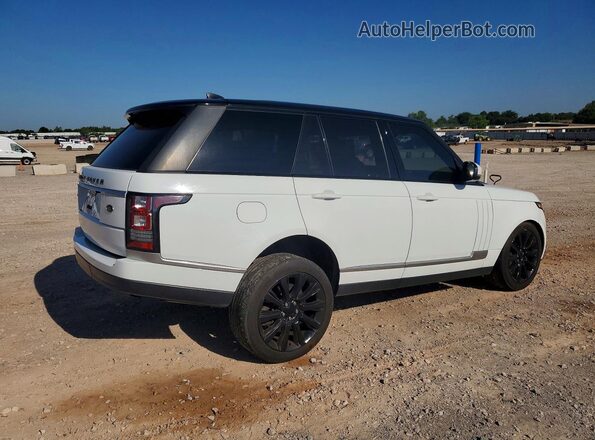 SALGS2FEXHA336521 2017 LAND ROVER RANGE ROVER White Передня права чверть