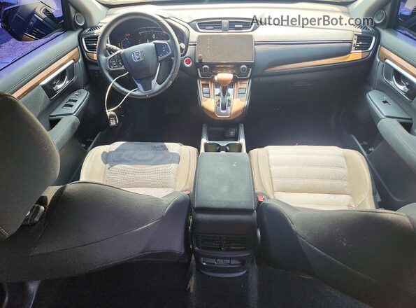 7FARW2H53KE038896 2019 HONDA CR-V Black Սարքավորումների վահանակի տեսք