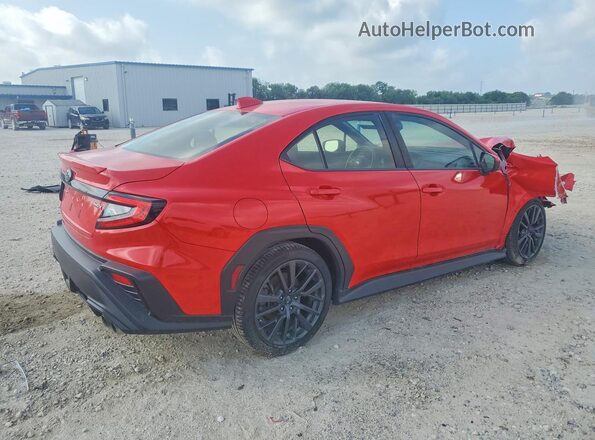 JF1VBAF67N9007439 2022 SUBARU WRX Красный Передняя правая четверть