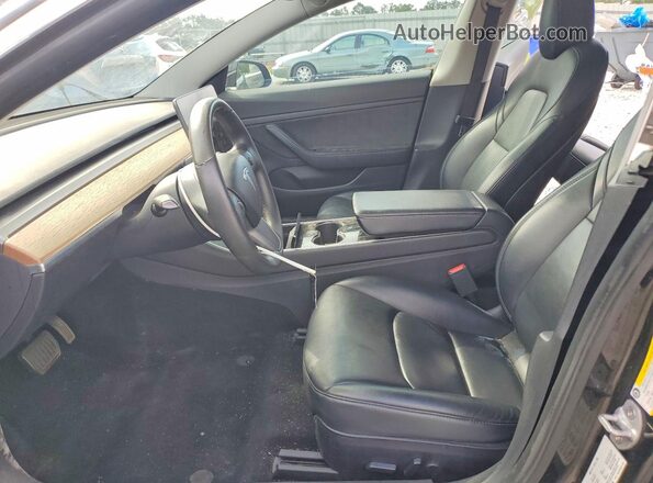 5YJ3E1EA0LF660776 2020 TESLA MODEL Black წინა პანელის ხედი