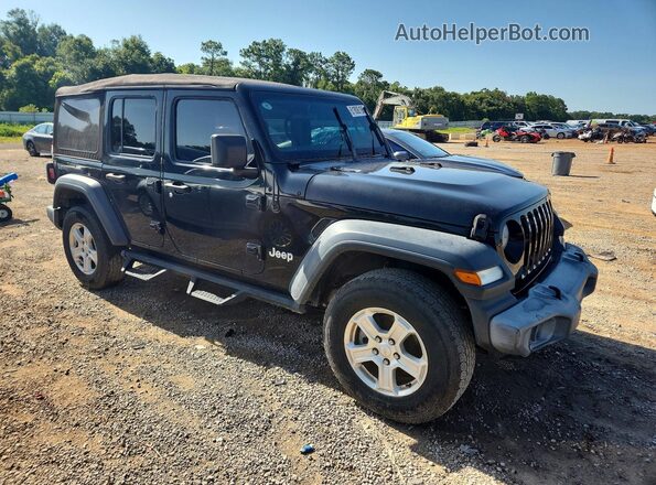 1C4HJXDG4JW147971 2018 JEEP WRANGLER Black Widok z przodu