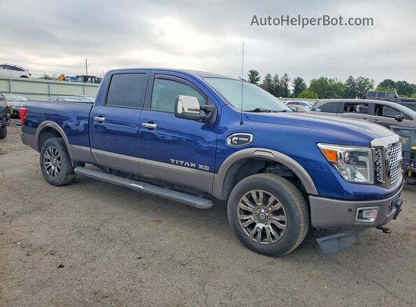 1N6BA1F4XGN512994 2016 NISSAN TITAN Синий Вид спереди