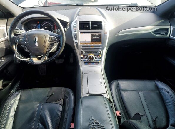 3LN6L5MU5HR638912 2017 LINCOLN MKZ Black Widok zestawu wskaźników