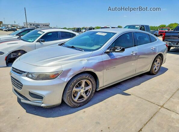 1G1ZB5ST5GF183109 2016 CHEVROLET MALIBU Серебряный Задняя левая четверть
