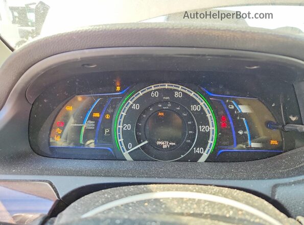 JHMCR6F35HC006666 2017 HONDA ACCORD Gray Вид задніх сидінь
