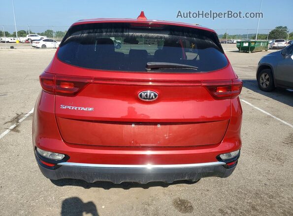 KNDPMCAC5M7901701 2021 KIA SPORTAGE Red Front interior view