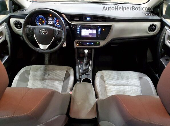 2T1BURHE7HC918556 2017 TOYOTA COROLLA Синий Вид щитка приборов