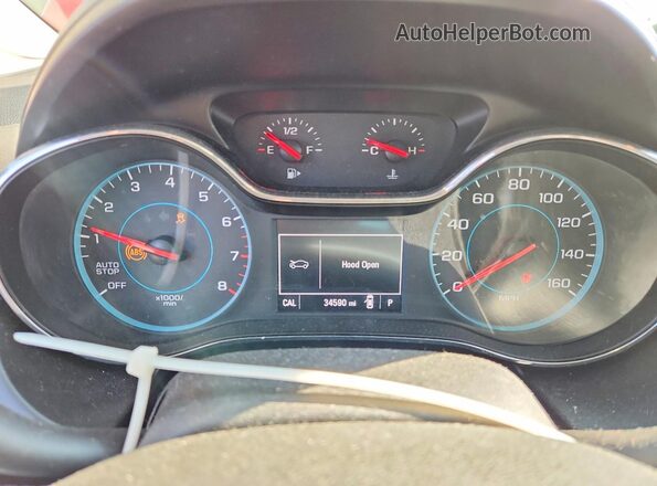 1G1BC5SM4J7162485 2018 CHEVROLET CRUZE Red Rear seats view