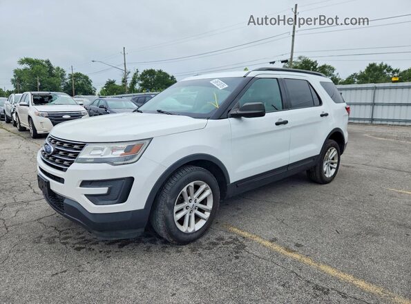 1FM5K8BH8GGA64754 2016 FORD EXPLORER Белый Задняя левая четверть