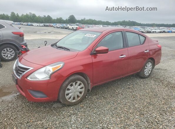 3N1CN7AP4HL896887 2017 NISSAN VERSA Красный Задняя левая четверть