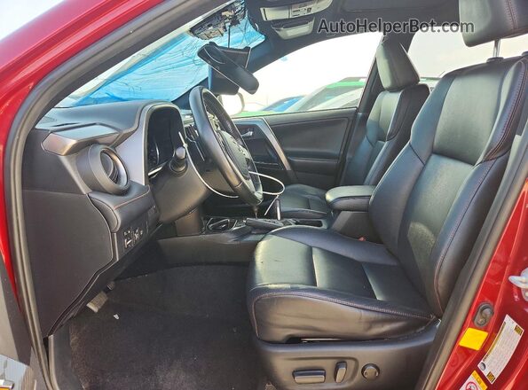 JTMNFREV0JD124681 2018 TOYOTA RAV4 Red Dashboard view