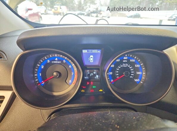 KMHD35LH5GU298602 2016 HYUNDAI ELANTRA Gray ხელსაწყოთა პანელის ხედი