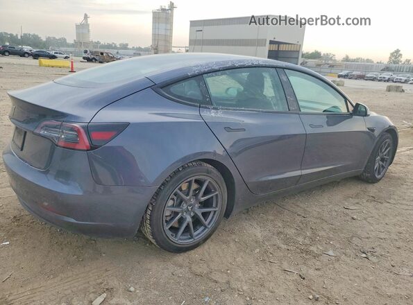 5YJ3E1EA0MF091641 2021 TESLA MODEL Blue Przód prawy
