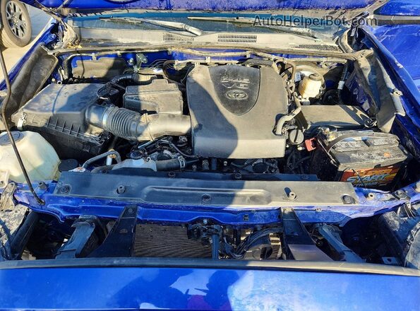 3TMAZ5CN2PM200187 2023 TOYOTA TACOMA Blue Vista del compartimento del motor