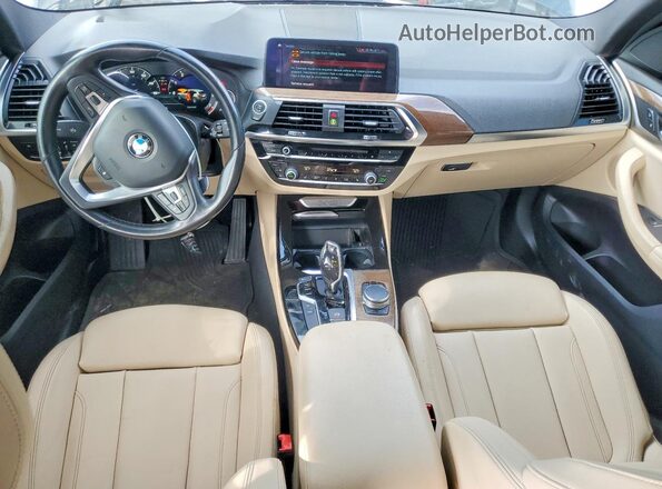5UXTR9C55JLD63376 2018 BMW X3 Black Vista del cuadro de instrumentos