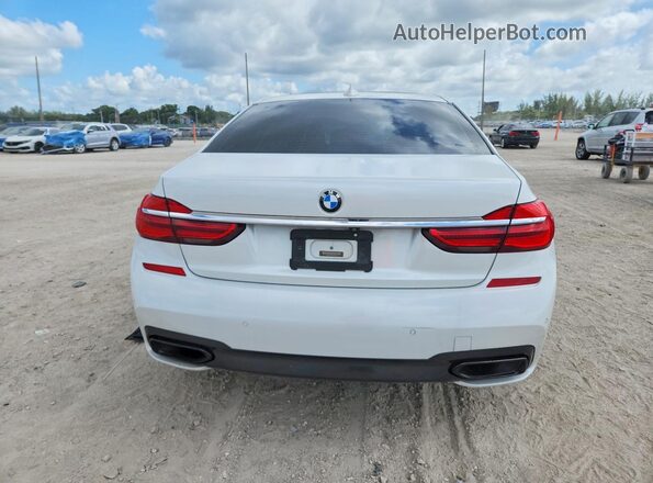 WBA7E2C58GG547860 2016 BMW 7 SERIES White Vista interior delantera