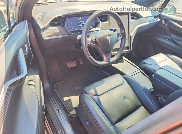 5YJXCDE23JF122300 2018 TESLA MODEL Black Vista del cuadro de instrumentos