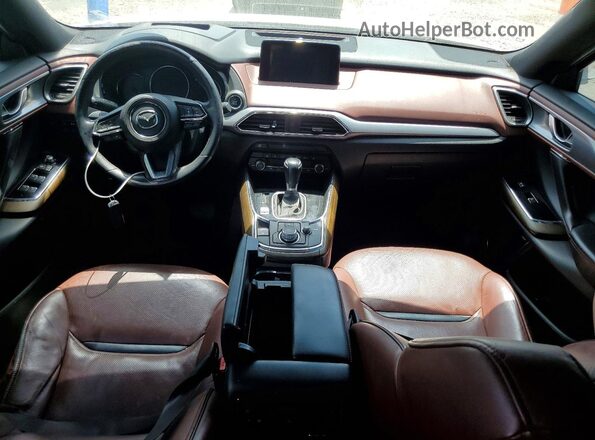 JM3TCBEY8K0321454 2019 MAZDA CX-9 White ხელსაწყოთა პანელის ხედი